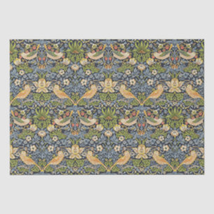 William Morris - Strawberry Thief Floral Pattern Tissue Paper