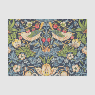 William Morris Strawberry Thief Floral Pattern Tissue Paper