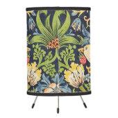 William Morris Strawberry Thief Floral Pattern Tripod Lamp (Back)