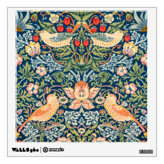 William Morris Strawberry Thief Floral Pattern Wall Decal