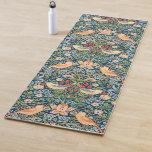 William Morris Strawberry Thief Floral Pattern Yoga Mat