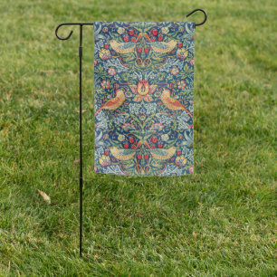 William Morris - Strawberry Thief Garden Flag