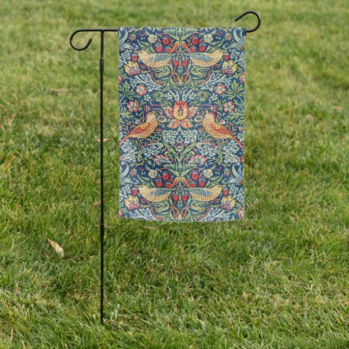 William Morris _ Strawberry Thief Garden Flag