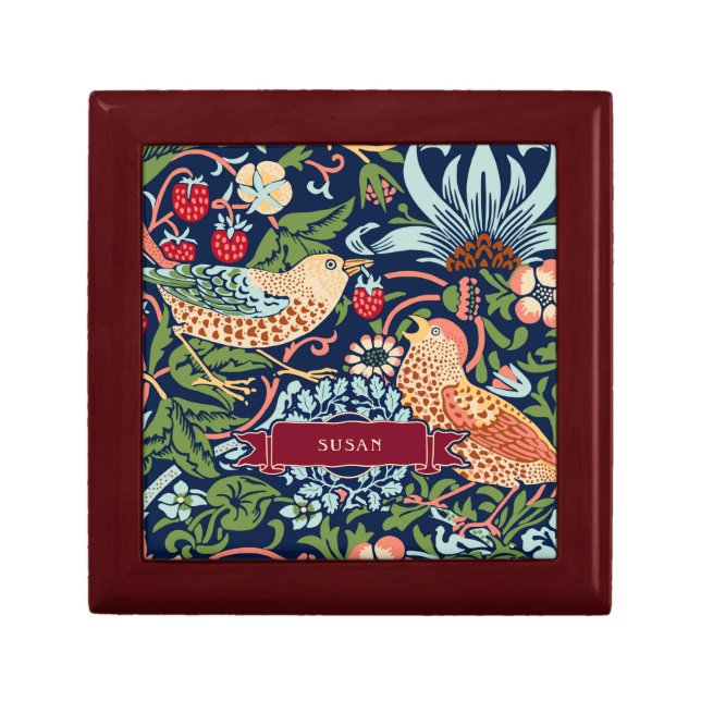 William Morris Strawberry Thief Gift Box (Front)