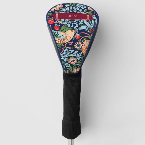 William Morris Strawberry Thief Golf Head Cover