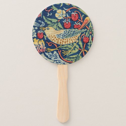 William Morris _ Strawberry Thief Hand Fan