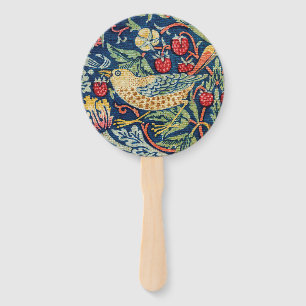William Morris - Strawberry Thief Hand Fan
