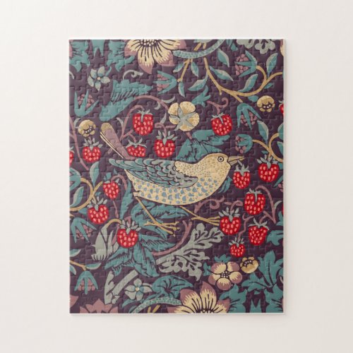 William Morris Strawberry Thief Jigsaw Puzzle