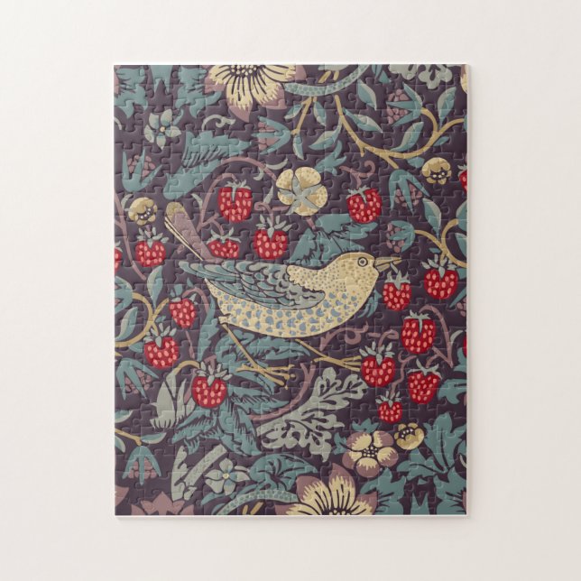William Morris Strawberry Thief Jigsaw Puzzle (Vertical)
