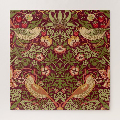 William Morris Strawberry Thief Jigsaw Puzzle