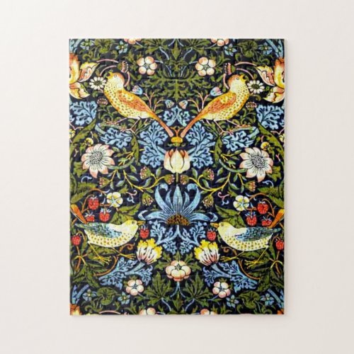 William Morris _ Strawberry Thief  Jigsaw Puzzle