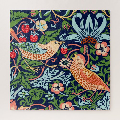 William Morris Strawberry Thief Jigsaw Puzzle