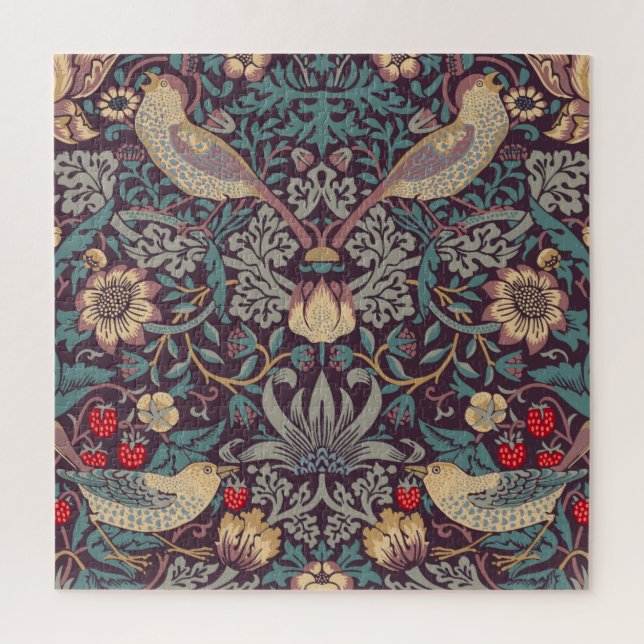 William Morris Strawberry Thief Jigsaw Puzzle (Vertical)