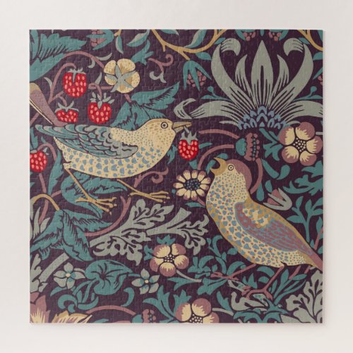 William Morris Strawberry Thief Jigsaw Puzzle