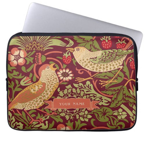 William Morris Strawberry Thief Laptop Sleeve