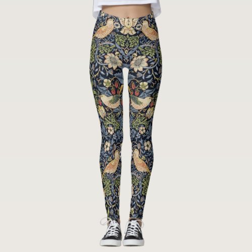 William Morris Strawberry Thief Leggings