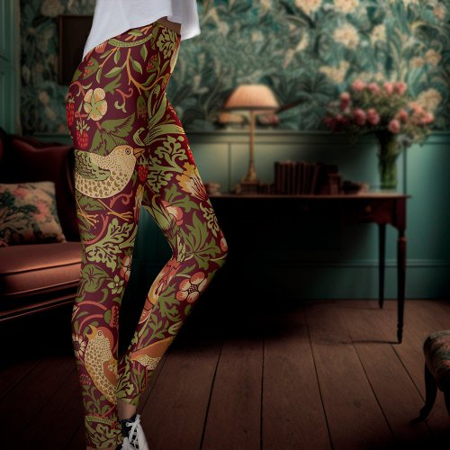 William Morris Strawberry Thief Leggings