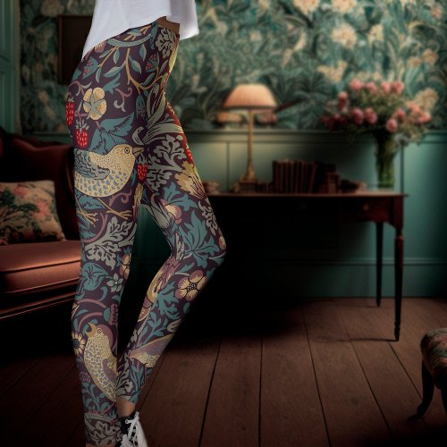 William Morris Strawberry Thief Leggings