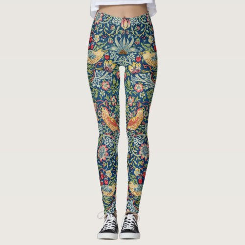 William Morris _ Strawberry Thief Leggings