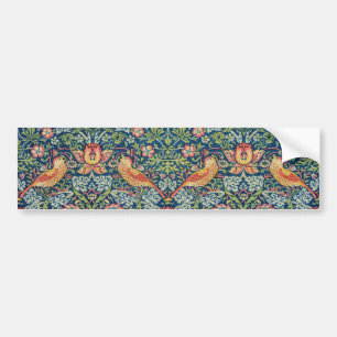 William Morris - Strawberry Thief Magnetic Card Bumper Sticker