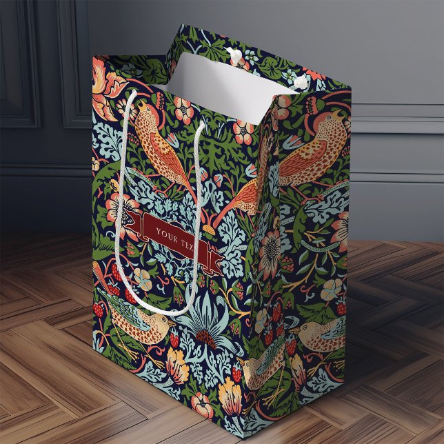 William Morris Strawberry Thief Medium Gift Bag (Creator Uploaded)