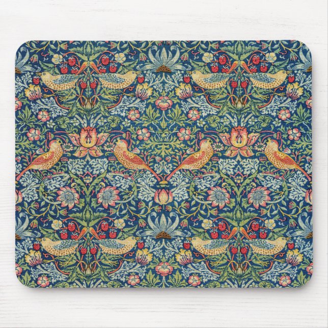 William Morris - Strawberry Thief Mouse Pad (Front)