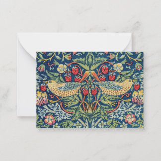 William Morris - Strawberry Thief Note Card