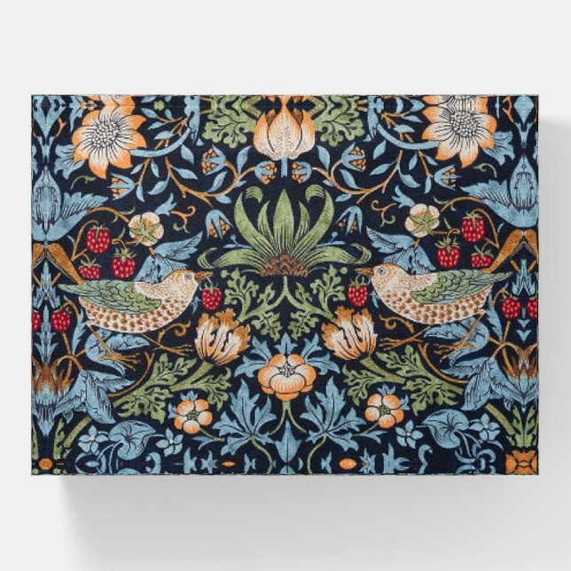 William Morris Strawberry Thief Paperweight (Front)