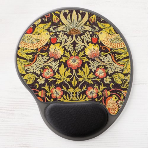 William Morris Strawberry Thief Pattern Gel Mouse Pad