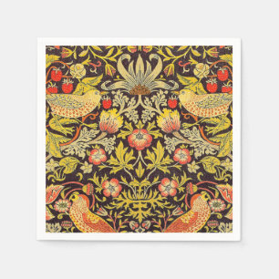 William Morris Strawberry Thief Pattern Napkins