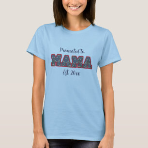 William Morris Strawberry Thief Pattern New Mama T-Shirt