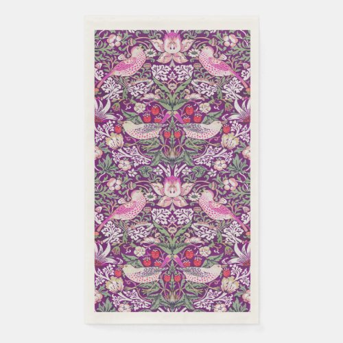 William Morris Strawberry Thief Pattern Paper Gues Paper Guest Towels