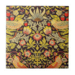 William Morris Strawberry Thief Pattern Tile at Zazzle