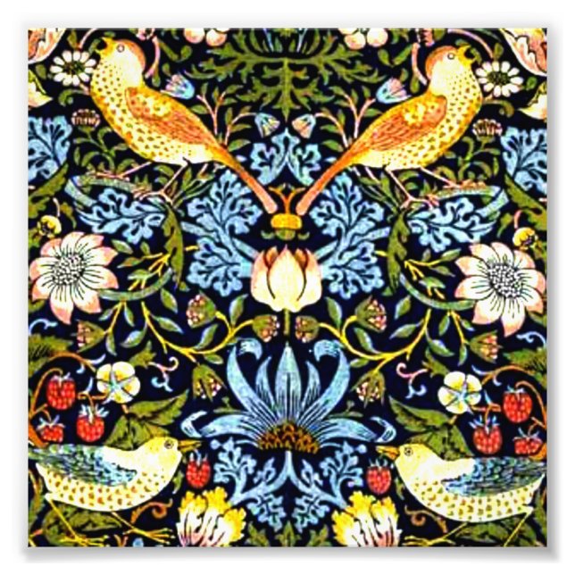 William Morris - Strawberry Thief,  Photo Print (Front)