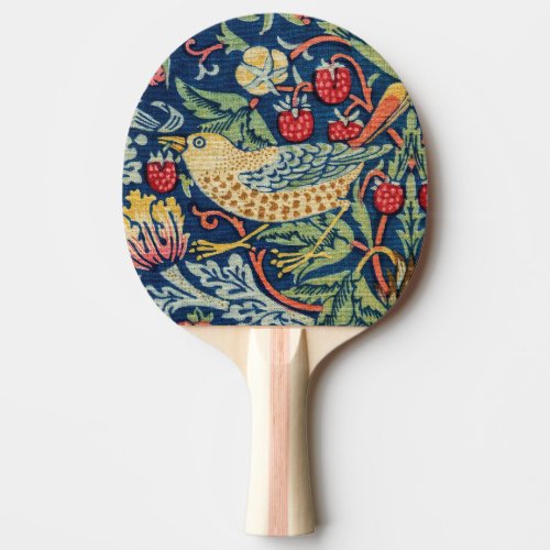 William Morris _ Strawberry Thief Ping Pong Paddle