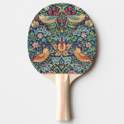 William Morris _ Strawberry Thief Ping Pong Paddle