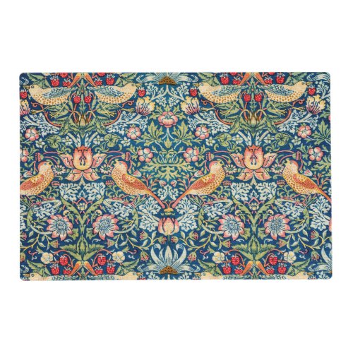 William Morris Strawberry Thief  Placemat