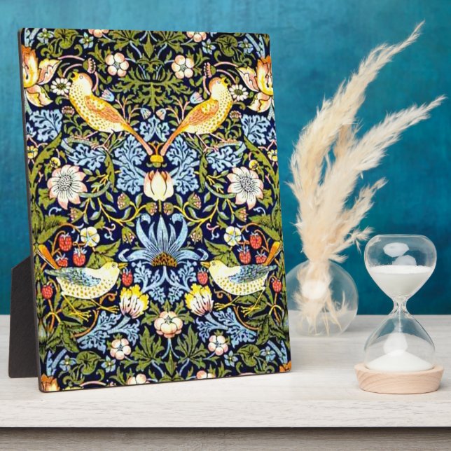 William Morris, Strawberry Thief, Plaque (Side)