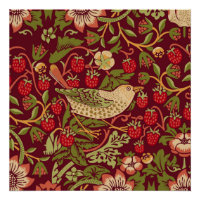 William Morris Strawberry Thief Poster