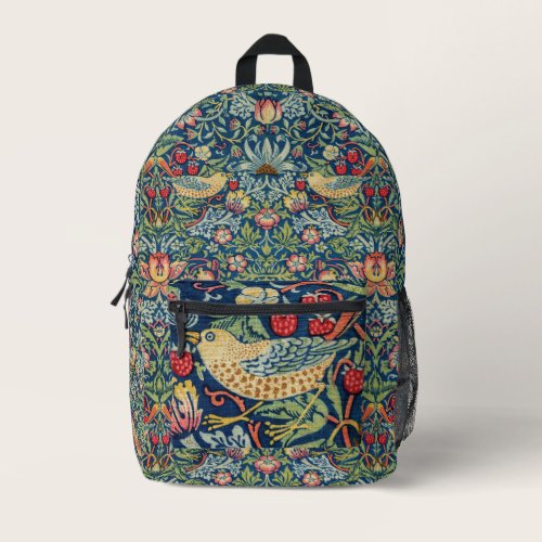 William Morris - Strawberry Thief Printed Backpack