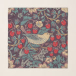 William Morris Strawberry Thief Scarf<br><div class="desc">William Morris Strawberry Thief Pattern Design. William Morris was an English textile designer, artist, writer, and socialist associated with the Pre-Raphaelite Brotherhood and British Arts and Crafts Movement. He founded a design firm in partnership with the artist Edward Burne-Jones, and the poet and artist Dante Gabriel Rossetti. This beautiful Art...</div>