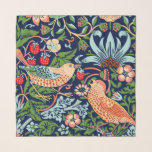 William Morris Strawberry Thief Scarf<br><div class="desc">William Morris Strawberry Thief Pattern Design. Add your label text! William Morris was an English textile designer, artist, writer, and socialist associated with the Pre-Raphaelite Brotherhood and British Arts and Crafts Movement. He founded a design firm in partnership with the artist Edward Burne-Jones, and the poet and artist Dante Gabriel...</div>