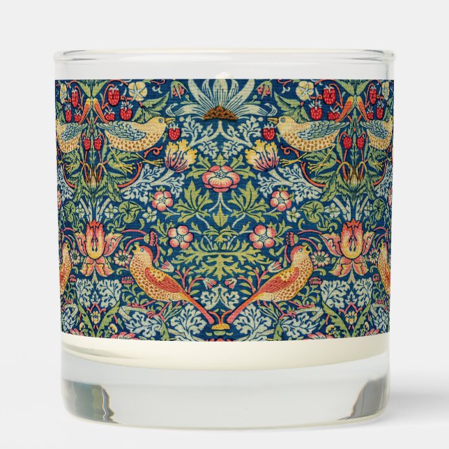 William Morris - Strawberry Thief Scented Candle (Front)