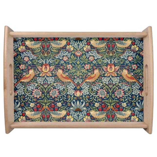 William Morris Strawberry Thief Serving Tray (Front)