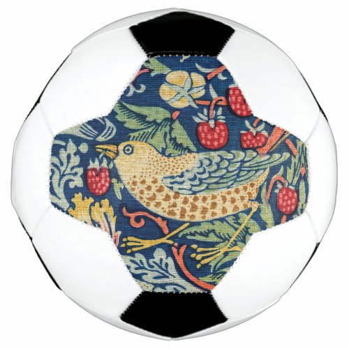 William Morris _ Strawberry Thief Soccer Ball