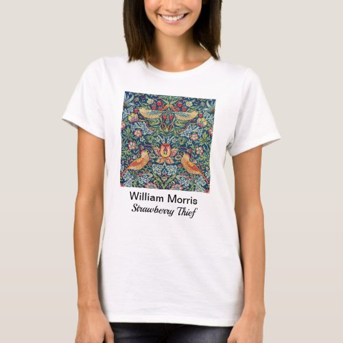 William Morris _ Strawberry Thief T_Shirt