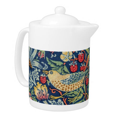 William Morris _ Strawberry Thief Teapot