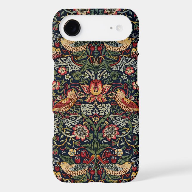 William Morris Strawberry Thief Textile Pattern Case-Mate iPhone Case (Back)