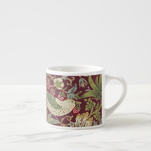 William Morris Strawberry Thief Textile Pattern Espresso Cup