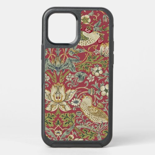 William Morris Strawberry Thief Textile Pattern OtterBox Symmetry iPhone 12 Case